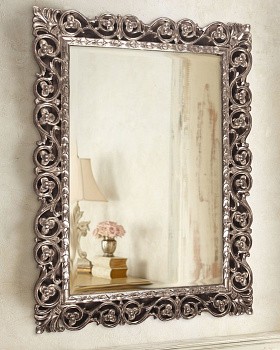 Зеркало в раме «Бергамо» Florentine Silver/19