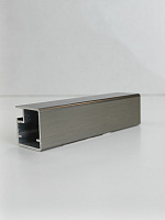 Зеркало в алюминиевой раме 20 «Премиум Нержавеющая сталь тёмная» — фото 4